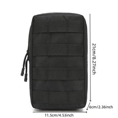 1000D Tactical Molle Waist Bag Outdoor EDC Tool Pouch Military Hunting Pack