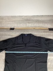 Uncompromising To Classics Tactical Combat Shirt XXL Black 1/4 Zip Military new