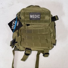 Vism Ncstar Mini Tactical Back Pack, Tactical EDC Bag, Medical Kit OD Green