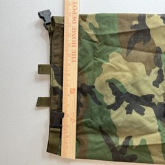 USGI Woodland Camo Roll-Top Waterproof Clothing Bag Dry Sack w/ Window Straps