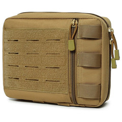 Tactical MOLLE Admin Pouch EDC Organizer Utility Tool Bag Laser Cut Modular Pack