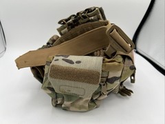 Yakeda 7 in 1 Tactical Belt w/ Pouches Mud Color