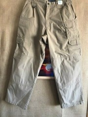 5.11 Tactical Series Style 74273 men’s pants polyester cotton 32 x 26.5” beige z