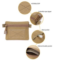 Tactical Pouch Key/Card Pack Small Bag Portable EDC Pouch Coin Bag for Outdoor