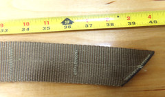 Tac Shield Belt Double Wall Webbing Coyote Brown Steel Buckle 1 3/4″ Wide Size S