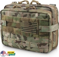 Tactical Large Admin Pouch of Double Layer Design Molle EDC EMT Utility Pouch