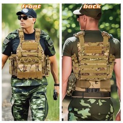 Quick Release Tactical Vest Adjustable Lightweight Breathable Weighted Vest f…