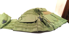Military Paintball Army Tactical Vest Carrier Hunting Vest Mag Pouches Green