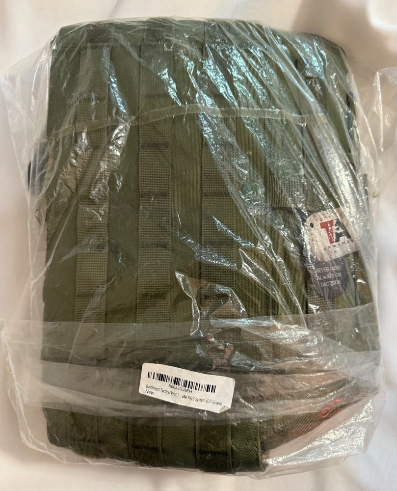 Tacticon BattleVest Plate Carrier OD Green NEW