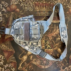 EastWest USA Tactical Over Shoulder Military Green Camo Bag