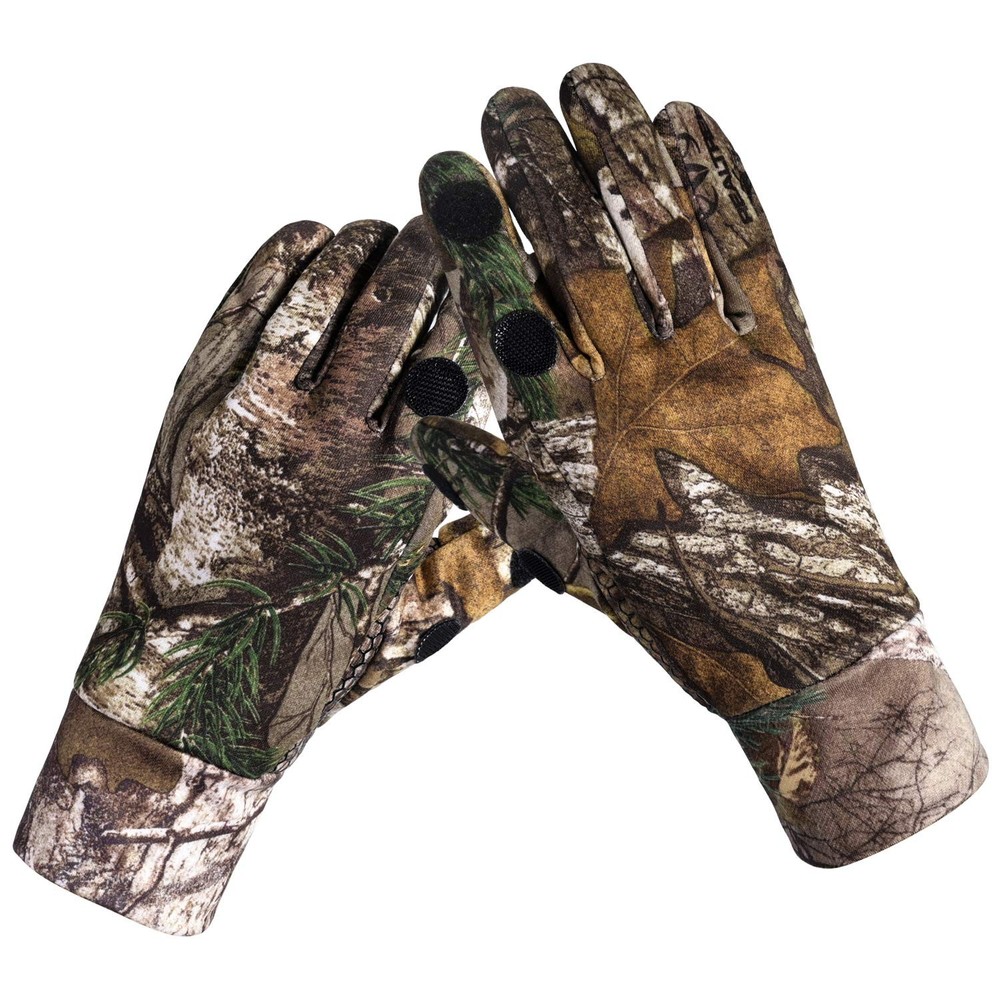 EAmber Camouflage Hunting Gloves Full Finger/Fingerless Large,