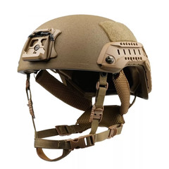 Coyote Brown Level IIIA 3A High Cut USMC ECH Military Combat Bulletproof Helmet