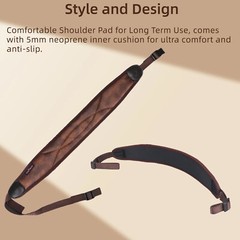 Tourbon Shooting Rifle Sling Shotgun Strap Soft Padded Antislip Gun Carrying USA