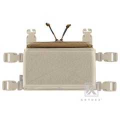KRYDEX Top Standard Full Zipper Insert Cover for Placard MK3 Chest Rig Coyote