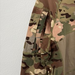 US Military Tactical Combat Shirt Men’s XL 1/4 Zip Camouflage Elbow Pads Uniform