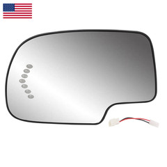 Yikesai Driver Side Heated Mirror Glass Replacement For 2003-2007 Cadillac