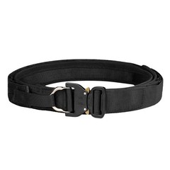 New Tactical Quick Release Battle 2 Layer Heavy Duty Metal Buckle Belt Black