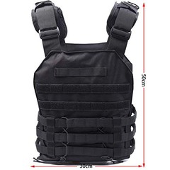 Tactical Molle Vest Breathable Combat Training Vest 1000D Oxford Cloth Outdoor
