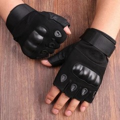 Tactical Fingerless Gloves for Men & Military Combat Shooting Half-Finger Gloves