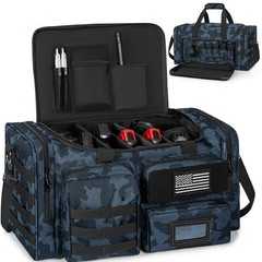 Tactical Pistol Range Bag, Gun Bag for X-Large(for 6 Handguns), Camo