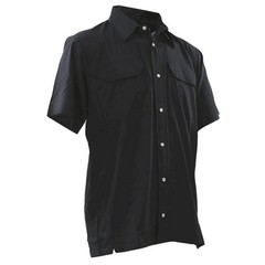 Tru-Spec 1249 Men’s 24-7 Cool Camp Short Sleeve Shirt, Black, Large Regular