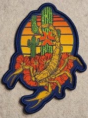 5.11 Tactical Gear Patch – Desert Rock Patch – Scorpion Cactus – Morale Patch