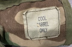 GENUINE USGI WOODLAND CAMOUFLAGE BARREL BAGS. DURABLE & ADJUSTABLE HIGH QUALITY!