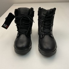 12394 5.11 Tactical Men’s ATAC 2.0 6″ Sidezip Boots US 8.5 R Black