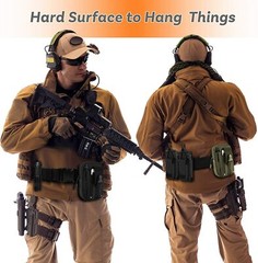 Outdoor Hunting Police Security Tactical Combat Gear Utility Nylon Belt Black US