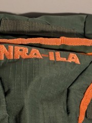NRA-ILA Orange & Green Tactical Tote Camping Travel Bag MOLLE Backpack