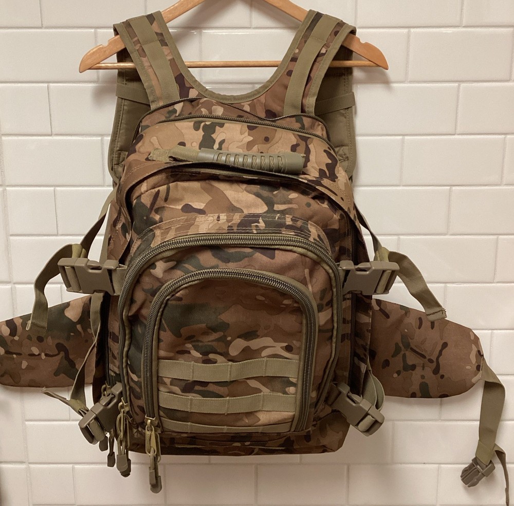 Expandable 3 Day Tactical Backpack Multicam OCP Military Rucksack Bug Out Bag