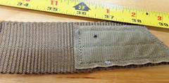 Tac Shield Belt Double Wall Webbing Coyote Brown Steel Buckle 1 3/4″ Wide Size S