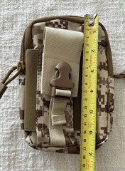 Digital Desert Camo Tactical Molle Pouch EDC Utility Belt Outdoor Waist Bag