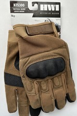 HWI Gear Touch Screen Hard Knuckle Glove , Coyote Brown tactical XXL KTS300
