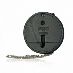 Boston Leather Model 5889CH 3.75″ Circle Badge Holder, Hook & Loop Closure w/
