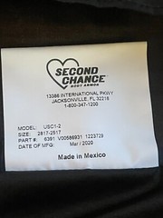 SECOND CHANCE Sacramento Uniform Shirt Carrier 2 Pocket 2X-Large Brown Molle Web
