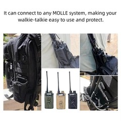 Tactical Radio Holder Holster Molle Radio Pouch Universal Walkie Talkie Holster