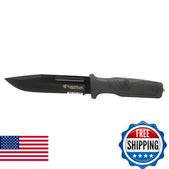 & Search And Rescue 11In High Carbon S.S. Fixed Blade Knife 6In