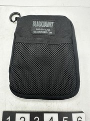 Blackhawk! Military black BDU pocket organizer Tactical w mesh, zipper, lanyard