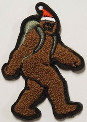 PROMETHEUS DESIGN WERX NEW PDW Xmas Sasquatch Chenille Morale Patch Bigfoot