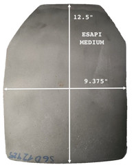 Multi Curve Body Armor Ceramic Tile-Silicon Carbide (RB-SiC), Saint Gobain