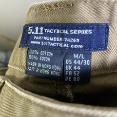 Vintage 5.11 Tactical Pants Mens 44×30 Brown Utility Zip Pockets 74269 Hong Kong