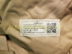 NEW Lot of 2 USGI Military USMC FILBE SUSTAINMENT POUCH Propper MOLLE Coyote NIB