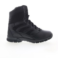 Original Swat Force 8″ Side Zip 155201 Mens Black Leather Tactical Boots