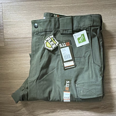 5.11 Stryke Men’s Straight Fit Pants 40×32 Green Solid Polyester Blend