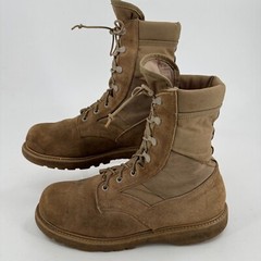Leather Army Combat Tactical Boots MENS Lace Up Comp Toe Desert Work SIZE 10.5