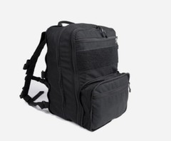 Haley Flatpack Plus Backpack 1400 Cubic Inches Fully Expanded Black FPP-1-1-BLK