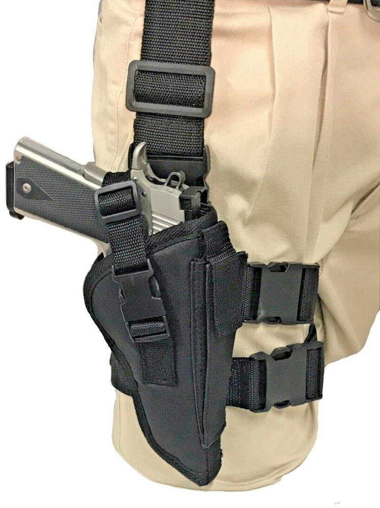 Military Drop Leg Holster fits AMT Backup 45