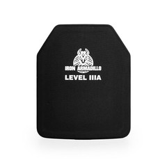 IRON ARMADILLO® Level IIIA 3A HG2 Hard Body Armor Plate 10″x12″ Backpack Insert