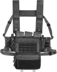 ACE TAC S.O.P. Tactical Chest Rig with 5.56/7.62 & Pistol Magazine Pouch Holders